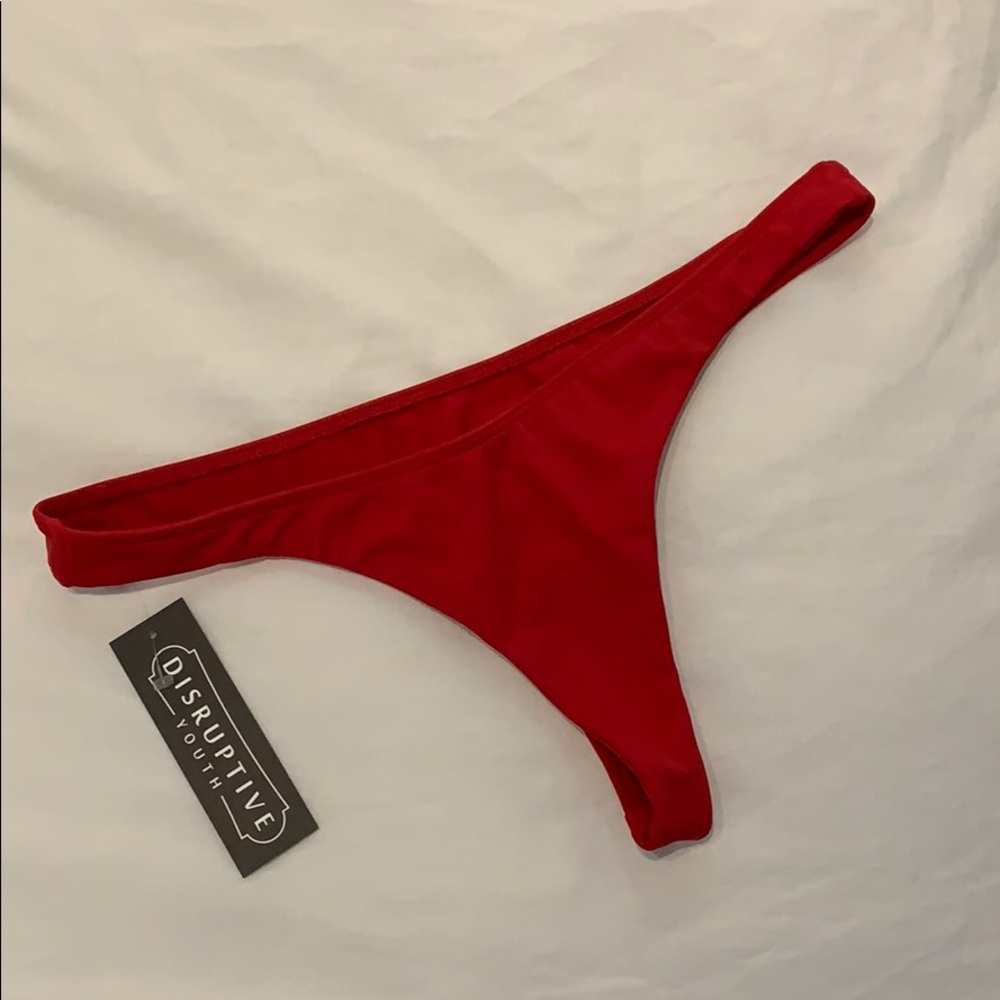 Disruptive Youth Red Bikini Bottom